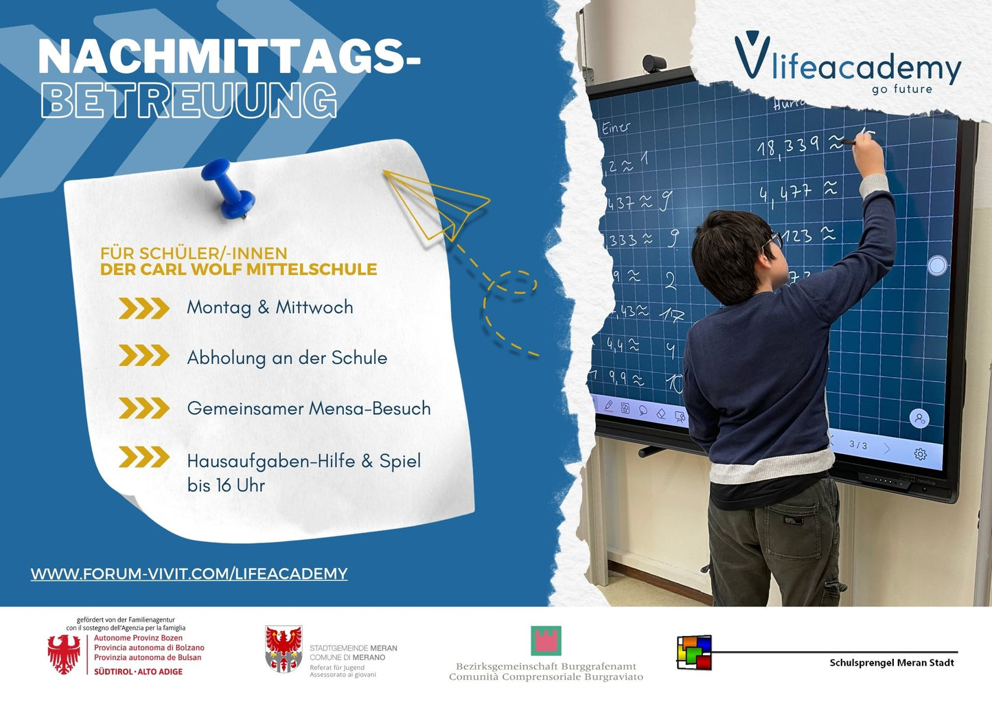 Nachmittagsbetreuung - Mittelschule